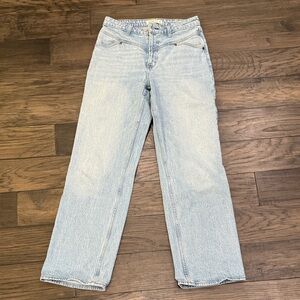 Abercrombie & Fitch Light Wash 90s Relaxed High Rise Jeans